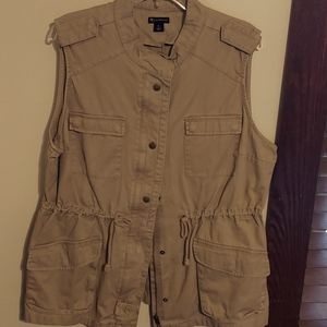 New Directions Tan Utility Vest